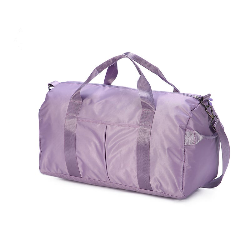 Portable travel bag large capacity wet and dry separation portable fitness bag shoulder crossbody luggage storage bag factory wholesale Black - Image 2