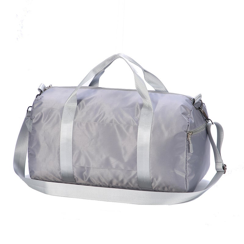 Portable travel bag large capacity wet and dry separation portable fitness bag shoulder crossbody luggage storage bag factory wholesale Black - Image 5