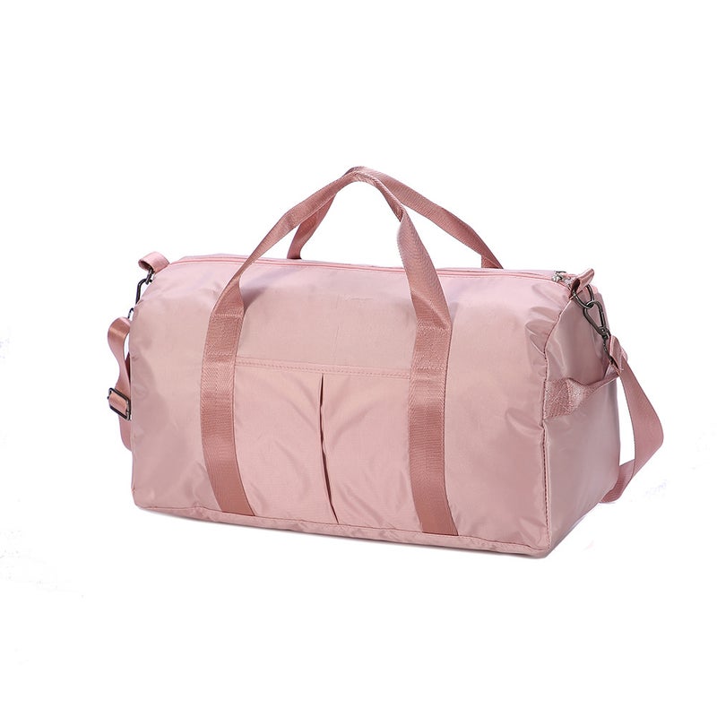 Portable travel bag large capacity wet and dry separation portable fitness bag shoulder crossbody luggage storage bag factory wholesale Black - Image 4