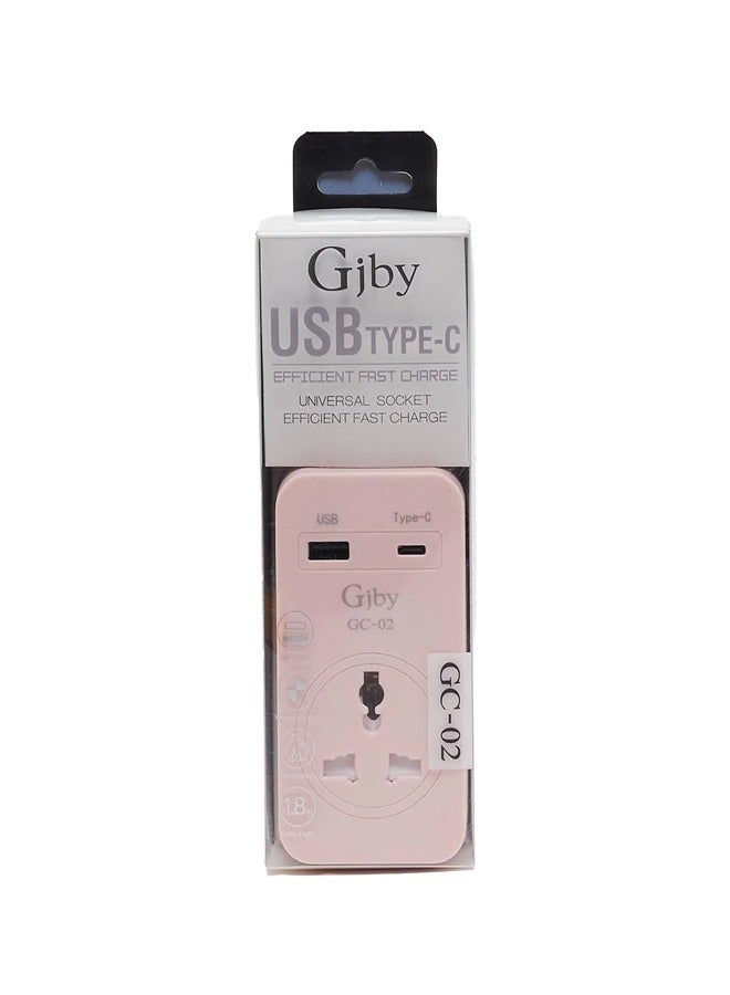 Gjby Smart Socket with USB & Type C Charging Ports - Image 1