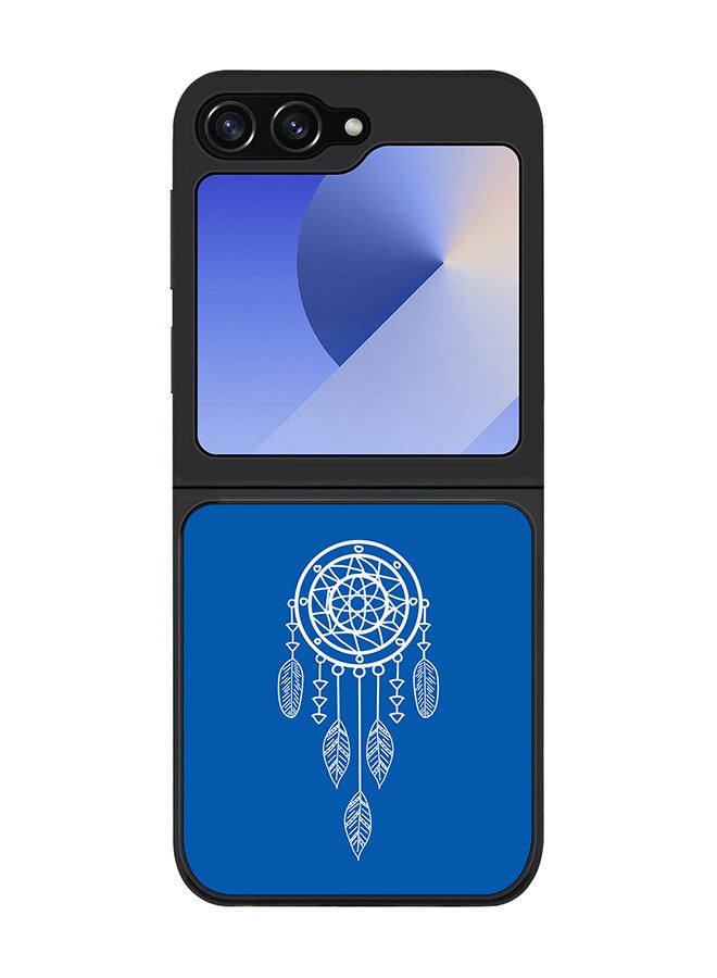 Stylizedd Rugged Black edge case for Samsung Galaxy Z Flip6, Slim fit Soft Case Flexible Rubber Edges Anti Drop TPU Gel Thin Cover -  Dream Catcher - Image 1
