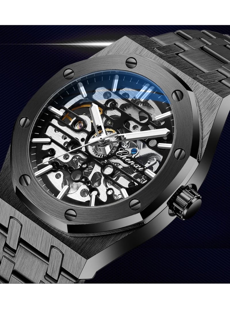 Chenxi Men's Waterproof Stainless Steel Automatic Wristwatch - Image 2
