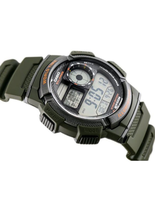 كاسيو ساعة يد رقمية للشباب طراز AE-1000W-3AVDF - مقاس 44 مم - لون أسود رجال - Image 3