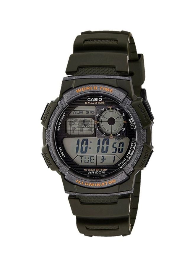 كاسيو ساعة يد رقمية للشباب طراز AE-1000W-3AVDF - مقاس 44 مم - لون أسود رجال - Image 1
