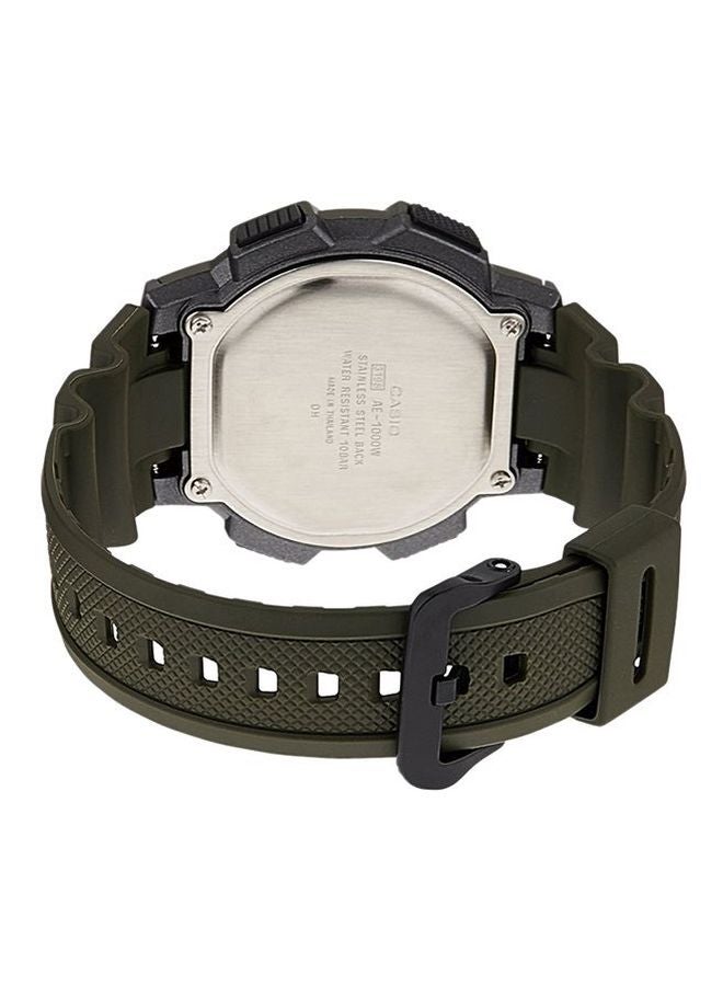 كاسيو ساعة يد رقمية للشباب طراز AE-1000W-3AVDF - مقاس 44 مم - لون أسود رجال - Image 2