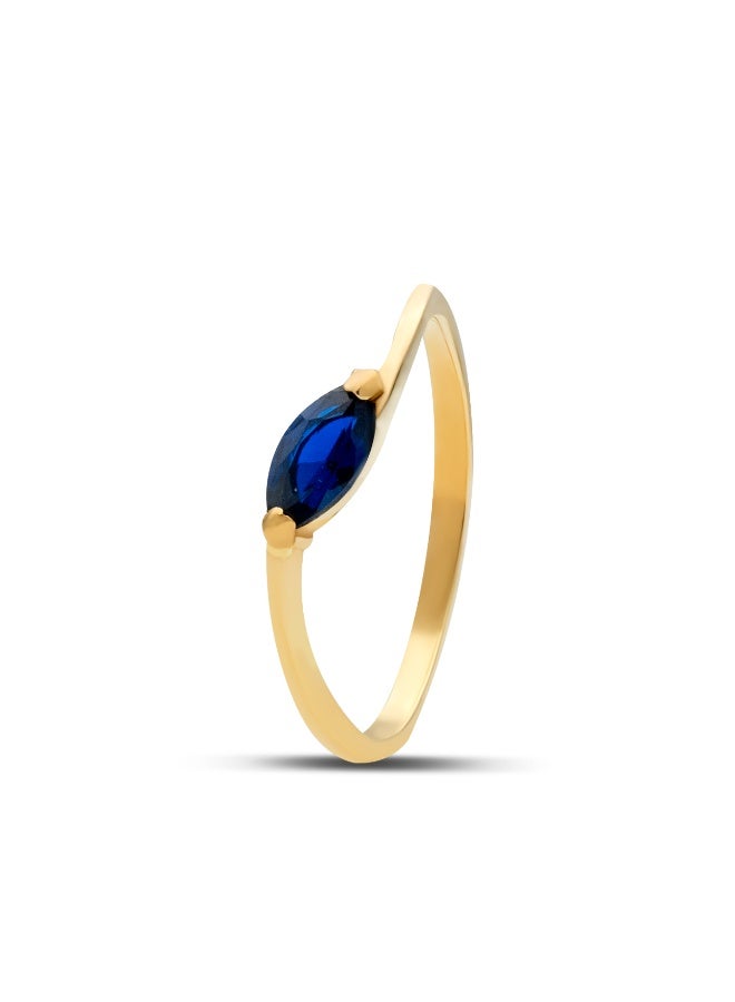 18K Pure Gold Women’s Ring ,Premium Finish & Elegant Style , 1.4 Gram
