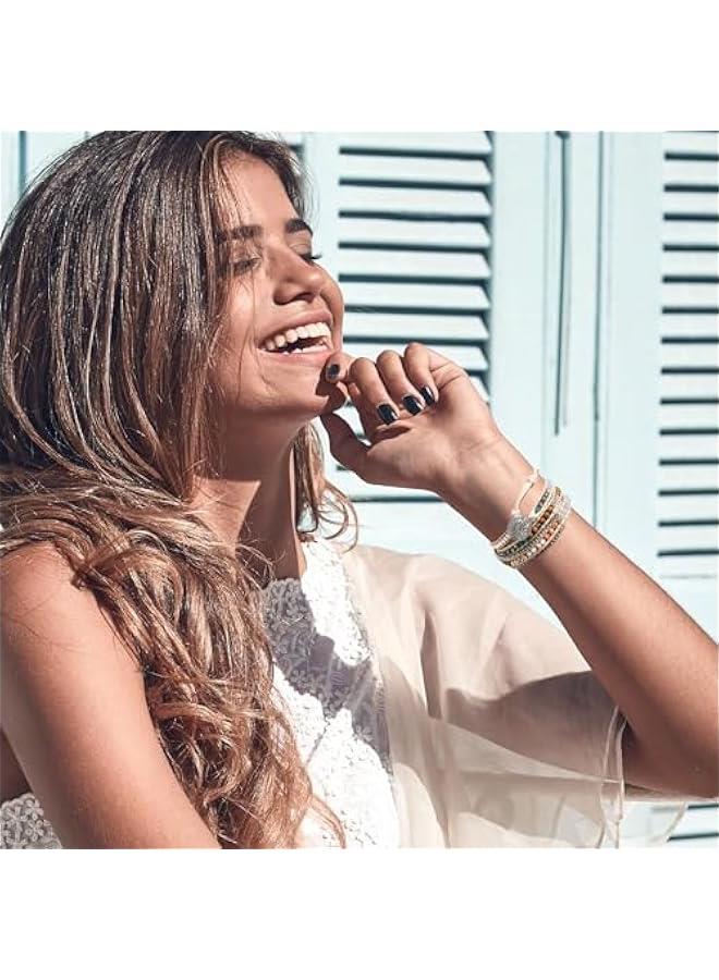 Arabest Boho 5 Wrap Bead Bracelet for Men Women - Handmade Adjustable Natural Chakras Stone Crystal Beaded Bracelets Cuff Rope Yoga Healing Bracelet Bangle Hippie Jewelry - Image 3