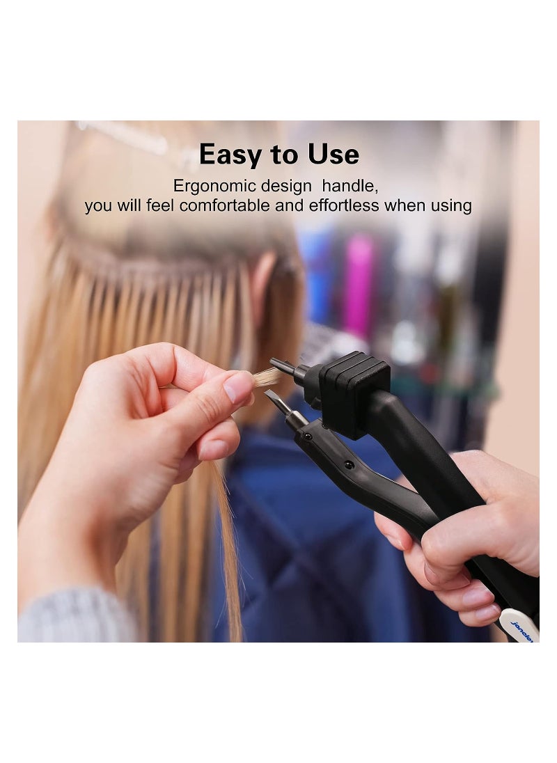 Estelle - Hair Connect Tool Mini Portable Intelligent Hair Extension Connector 100~220℃ Temperature Controllable Home Household Hair Connector - Image 1
