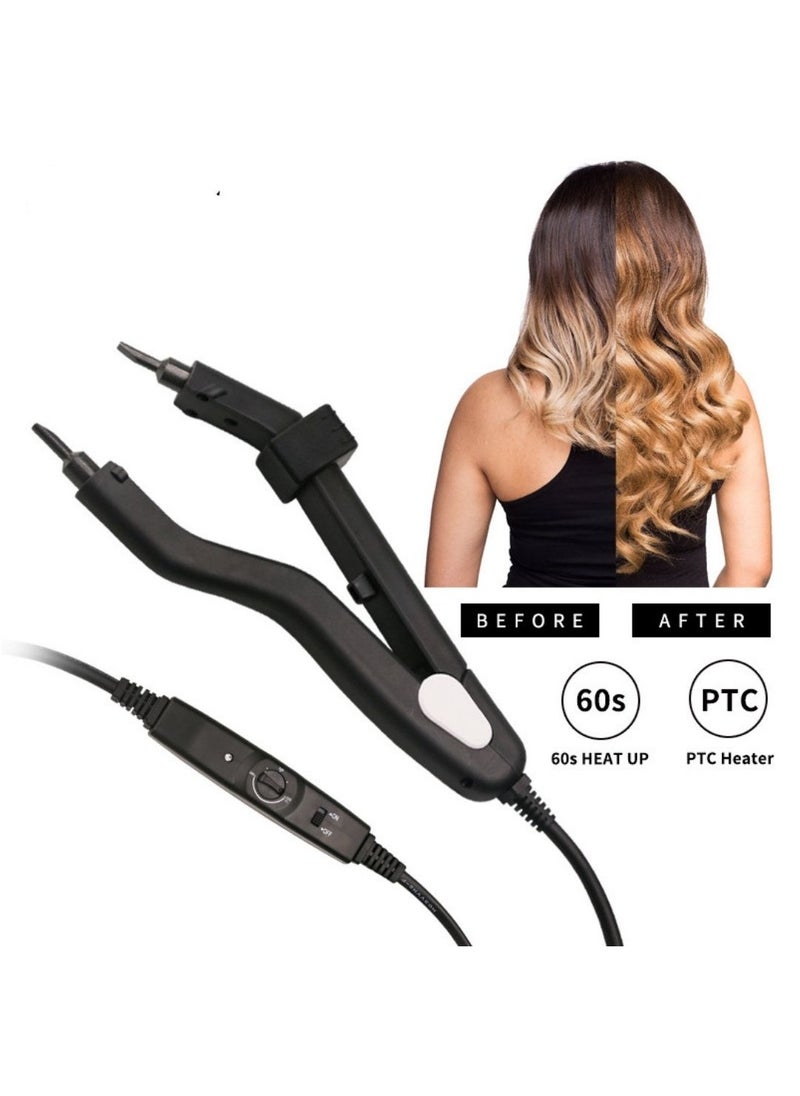 Estelle - Hair Connect Tool Mini Portable Intelligent Hair Extension Connector 100~220℃ Temperature Controllable Home Household Hair Connector - Image 1