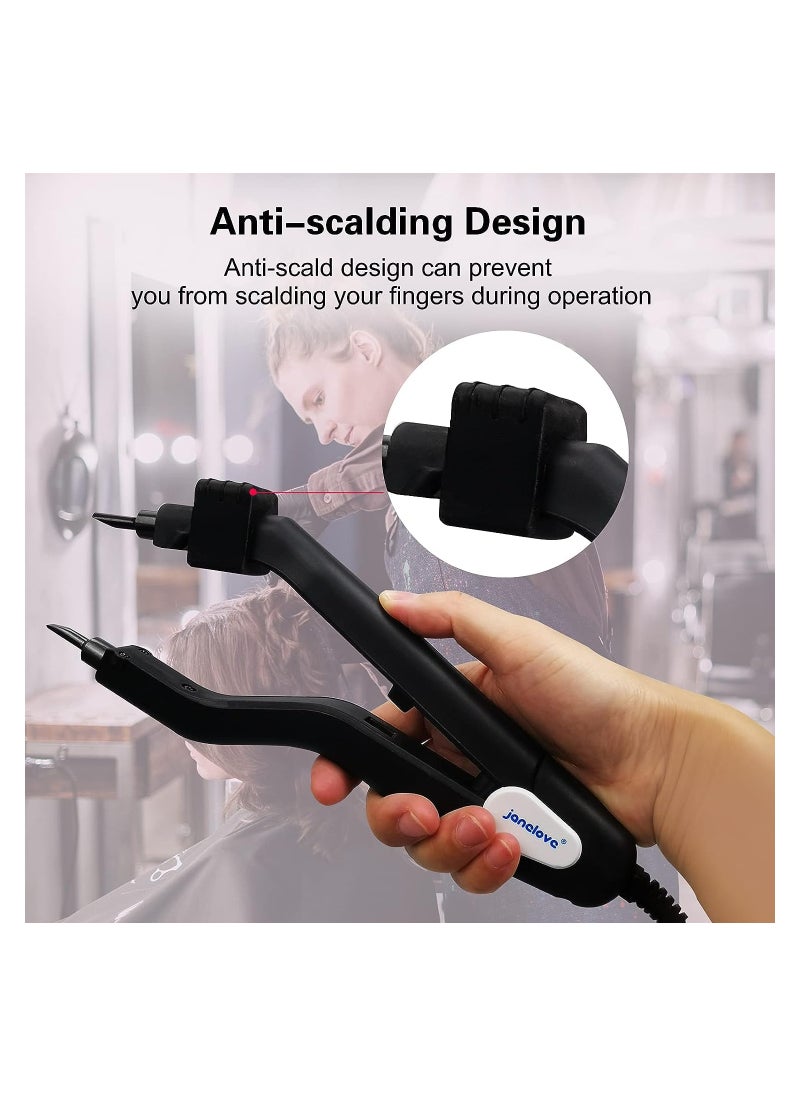 Estelle - Hair Connect Tool Mini Portable Intelligent Hair Extension Connector 100~220℃ Temperature Controllable Home Household Hair Connector - Image 1