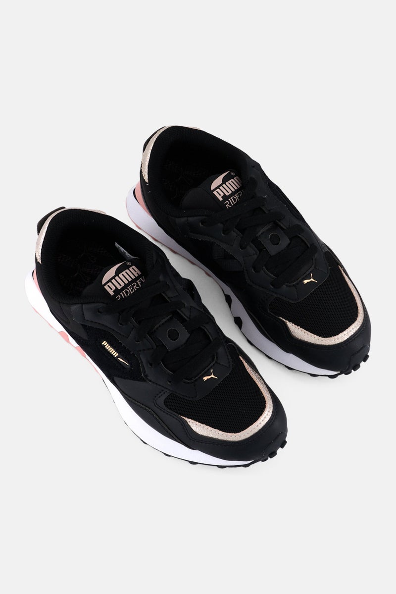 PUMA Women Rider Fvw Glam Outdoor Shoes, Black - Image 4
