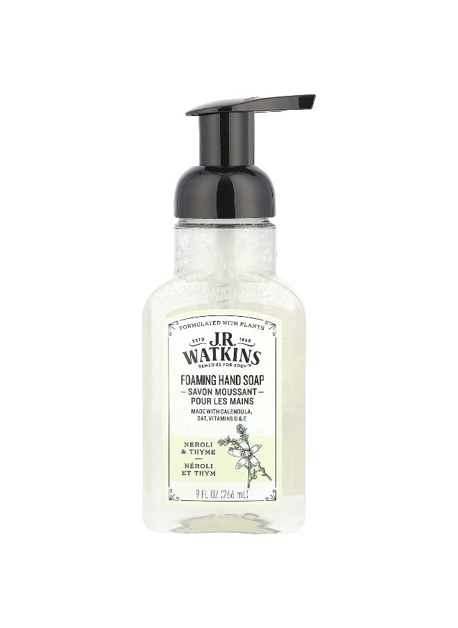 J.R.WATKINS J R Watkins, Foaming Hand Soap, Neroli & Thyme, 9 fl oz (266 ml)  - Image 1