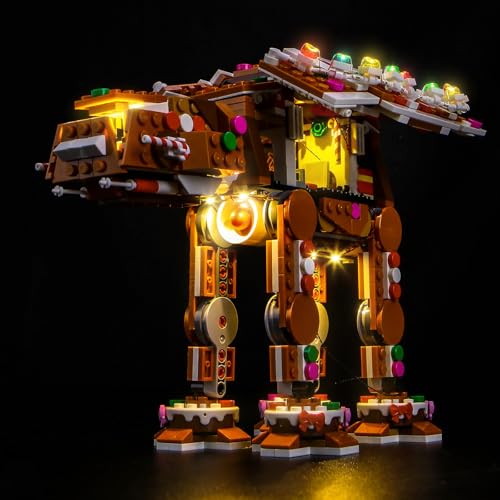 Hilighting Upgraded Led Light Kit Compatible with Lego Star Wars Gingerbread atat Walker Building Set Lights Decoration Compatible with Lego 40806 Model Not Included - Image 5