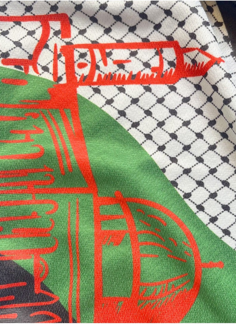 VIGA Palestine Black Soccer T-shirt  - Image 3