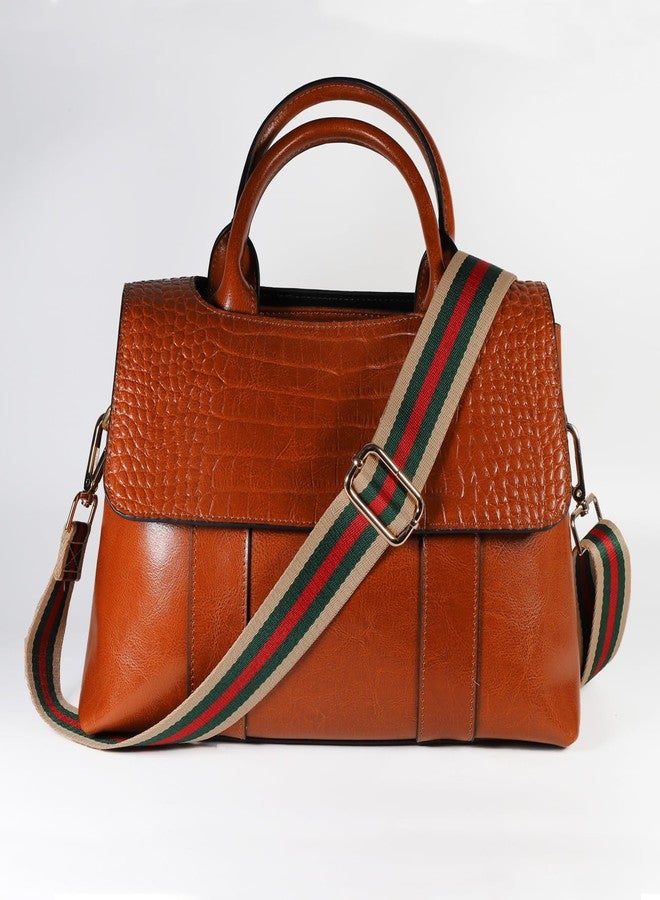 Kolti Purse Strap Replacement Crossbody Handbag Stripe Wide Adjustable, Gold Buckle-416, 30" to 62" - Image 3