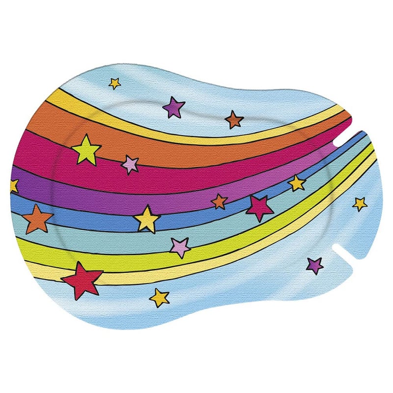 Ortopad Ortopad® Bamboo for Girls, Adhesive Eye Patches, 30/Pack, Regular Size - Fairies, Rainbow Stars, Fantasy  - Image 3