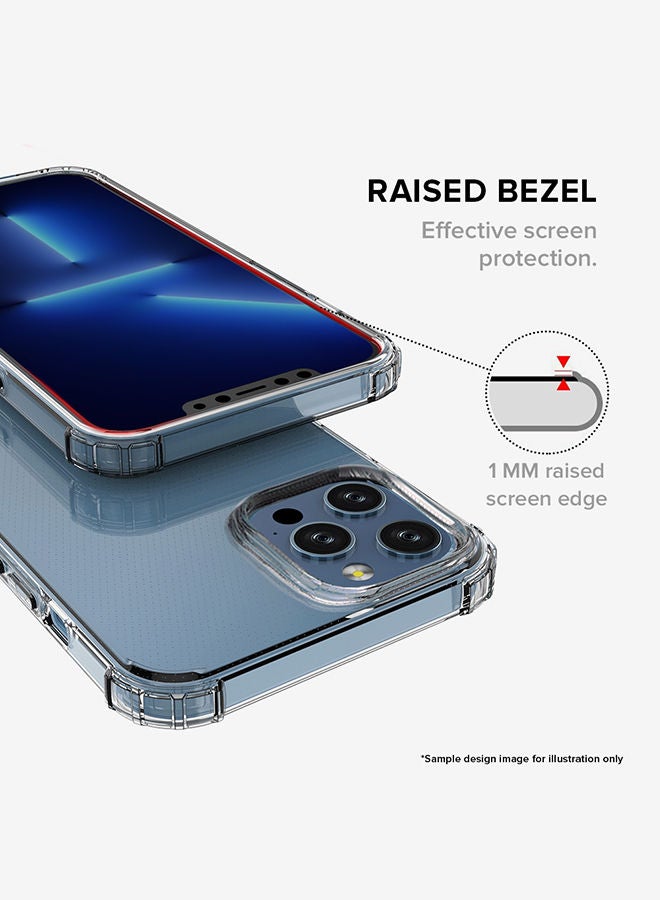 Stylizedd Classic Clear Case for Apple iPhone 13 Pro Military Grade Soft TPU Gel Thin Transparent Flexible Cover - Football Team - Qatar Player Name - Al Moez - Image 5