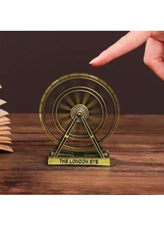 Keyfim Shop Vintage Metal England London Eye Figurine Antique Bronze 15 cm  - Image 5