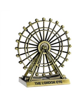 Keyfim Shop Vintage Metal England London Eye Figurine Antique Bronze 15 cm  - Image 4