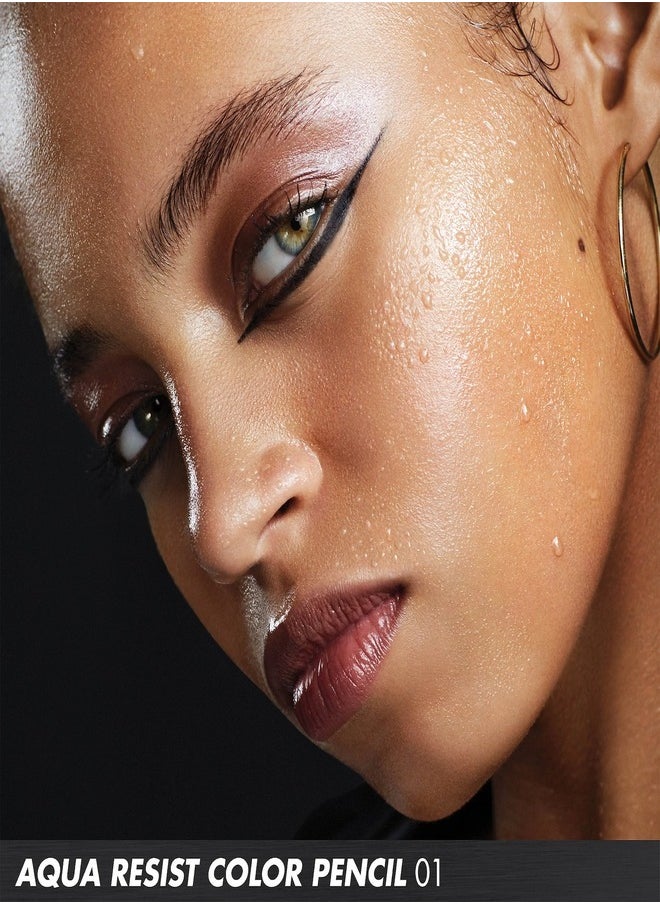 MAKE UP FOR EVER - MAKE UP FOR EVER Aqua Resist Color Pencil waterproof Glide Eyeliner 1-Graphite 0.2g - Image 1