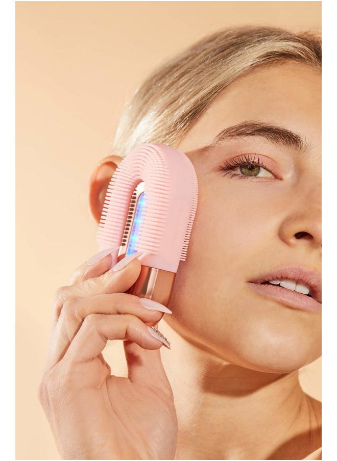 SKIN GYM Skin Gym Vibrating Facial Cleansing Brush - Soft Silicone Scrubber, Face Massager, Exfoliator and Anti-Aging Skin Care Beauty Tool  - Image 2