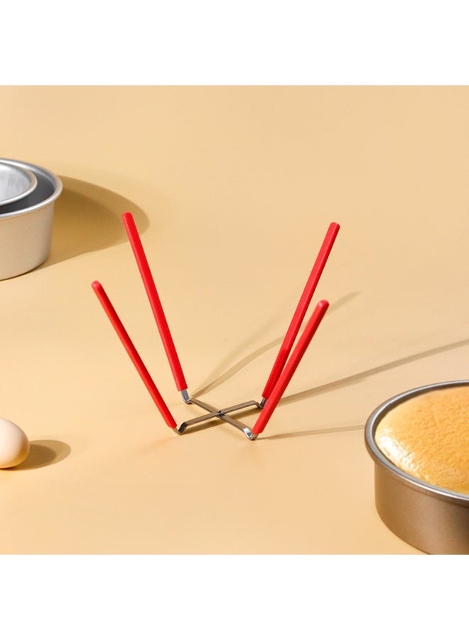 Qifeng Cake Embryo Cooling Rack 6 Inch Upside Down Put Cold Net Bracket Baking 8 Inch Mold Support Four Claw Rack Wholesale-Specifications:1 Yellow Four-claw Cooling Rack