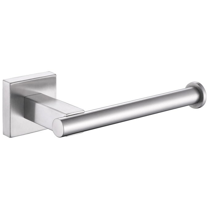 BRUSHED NICKEL TOILET PAPER HOLDER SUS 304 STAINLESS STEEL WALL MOUNT PAPER ROLL HOLDER FOR BATHROOM OPEN ARM STYLE
