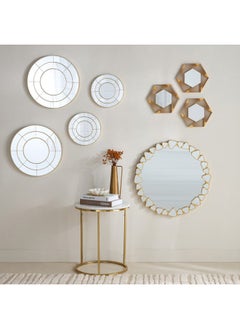 Home Box Brecklyn Round Decorative Mirror 40 x 40 x 1.8 cm  - Image 4