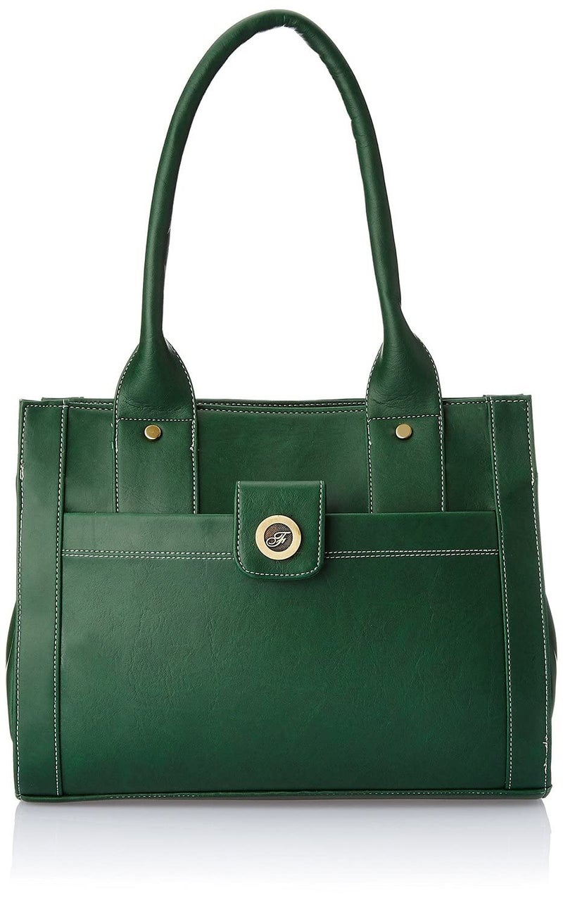 Fostelo Women's Ocean Side Satchel Tote Handbag for Women | Ladies Purse | Stylish Shoulder Bag | Gift For Women | Green - Image 1