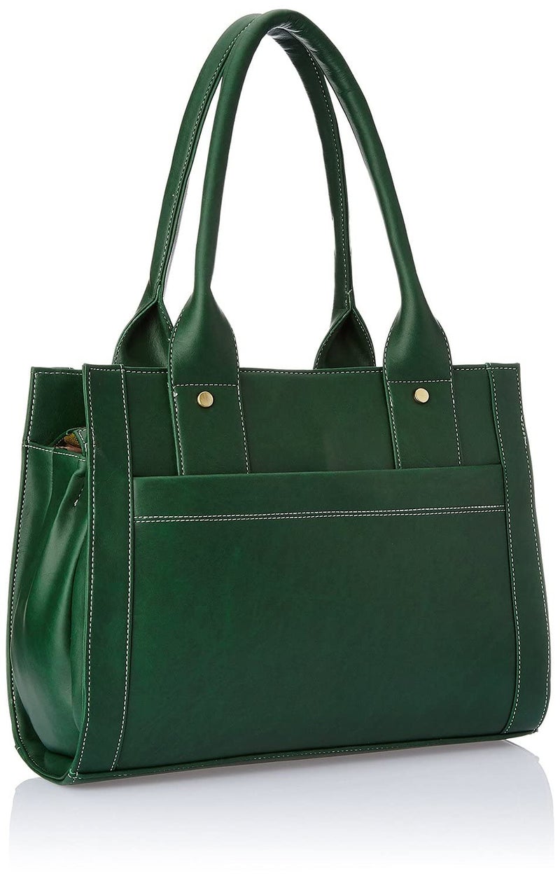 Fostelo Women's Ocean Side Satchel Tote Handbag for Women | Ladies Purse | Stylish Shoulder Bag | Gift For Women | Green - Image 2
