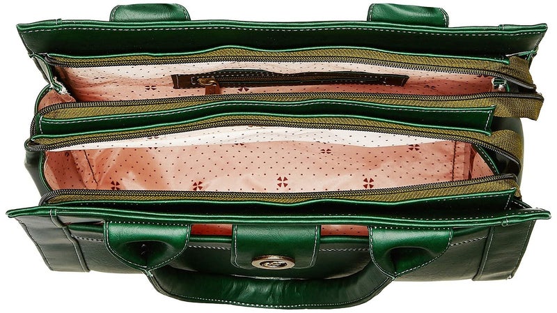 Fostelo Women's Ocean Side Satchel Tote Handbag for Women | Ladies Purse | Stylish Shoulder Bag | Gift For Women | Green - Image 5