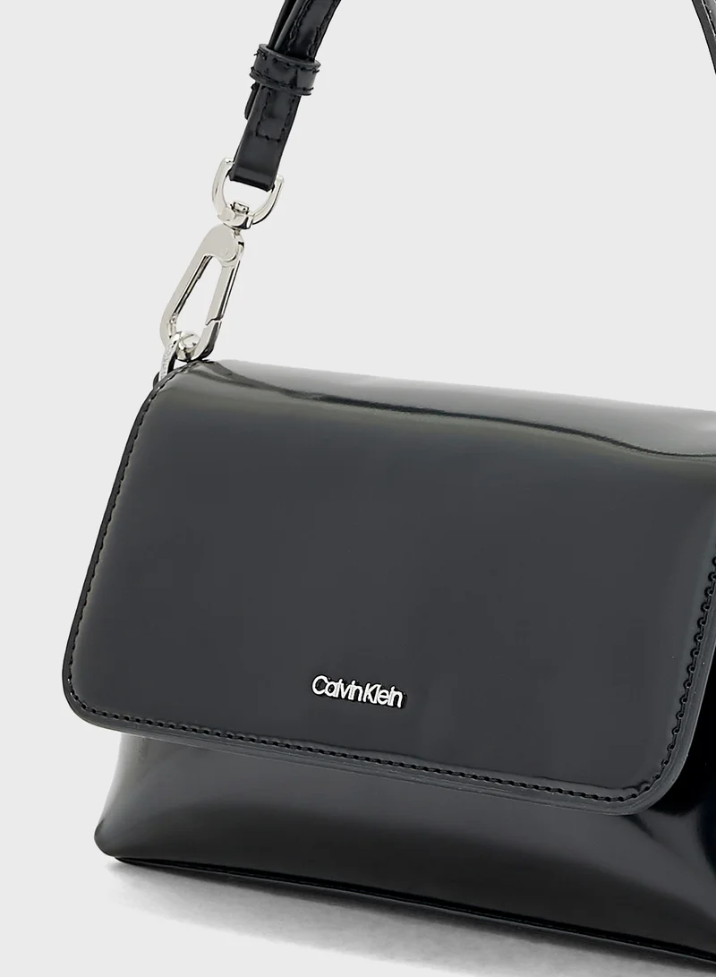 CALVIN KLEIN Must Double Strap Detailed  Crossbody