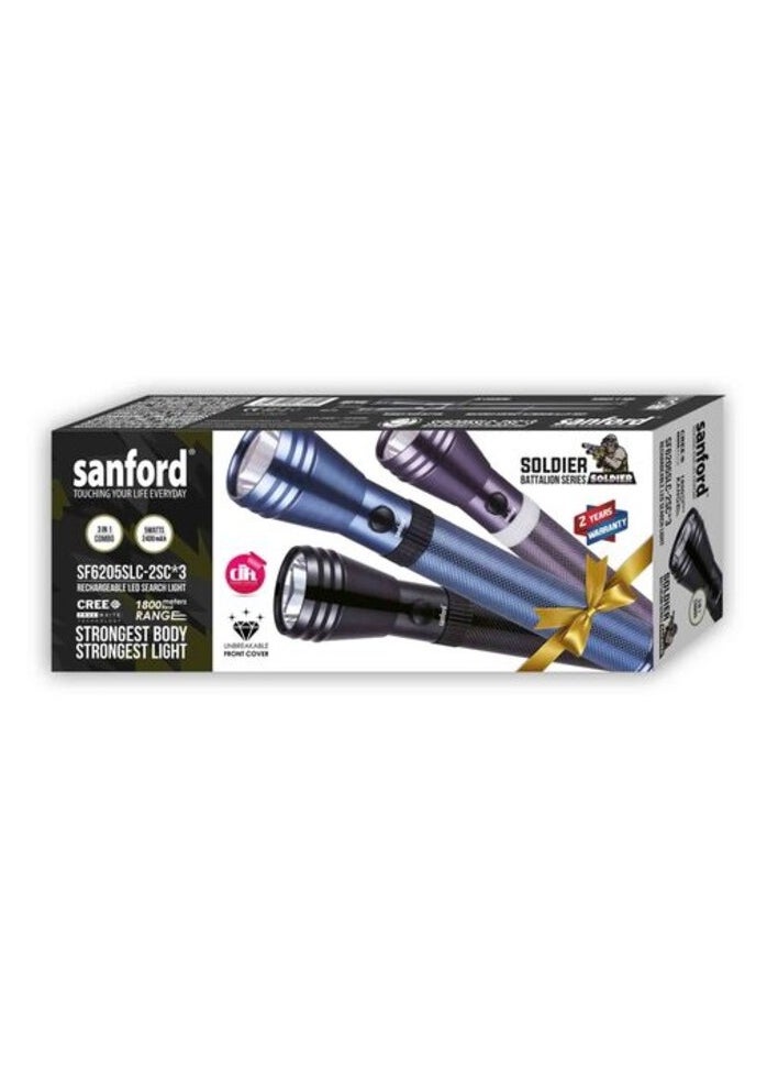 Sanford Sanford LED Rechargeable Torch Multicolour 3 PCS  - Image 5