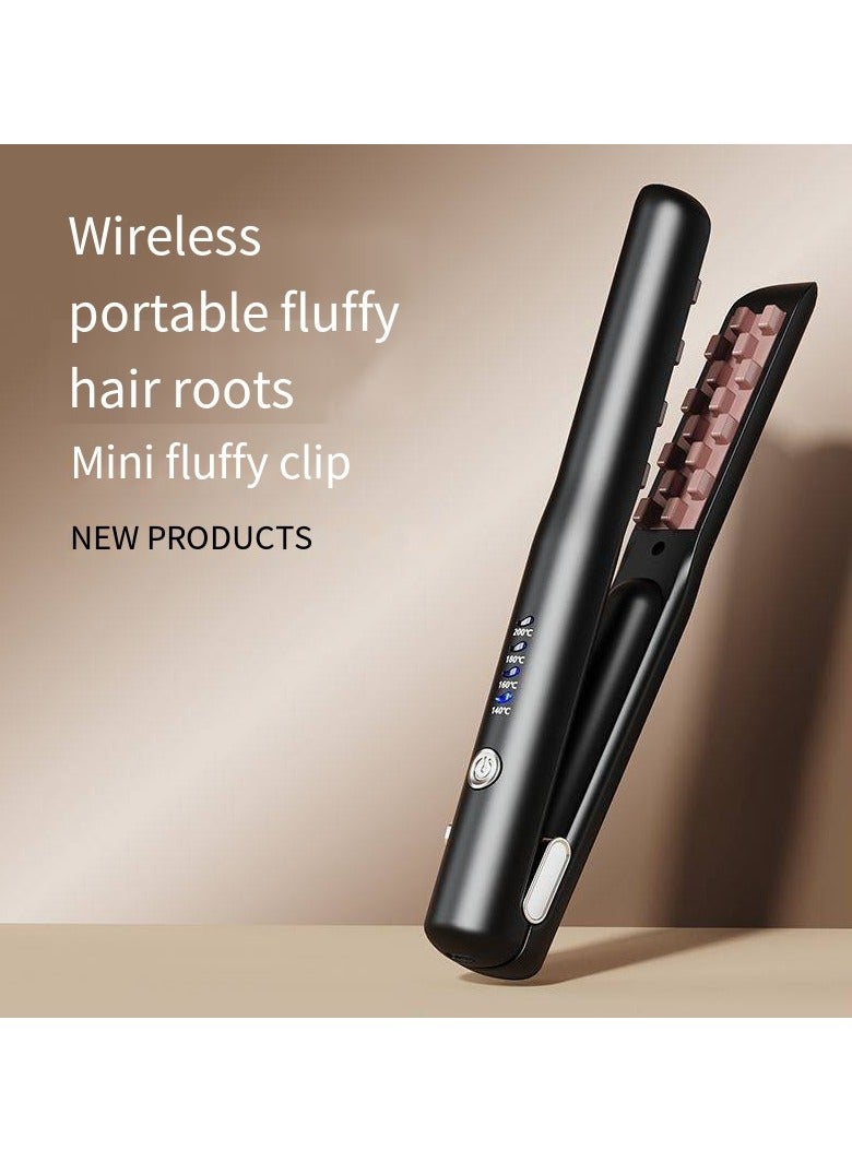 general Wireless Charging Hair Straightener & Curler – USB-Powered Portable Styling Iron - Image 1