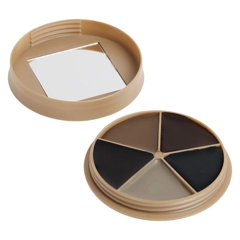 HME Camo Face Paint Kit with Mirror LongLasting NonGlare EasytoUse Concealment Makeup for Hunting in Compact Case 5 Colors
