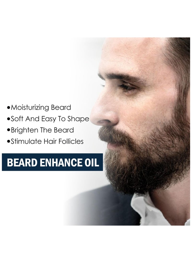 ZLH HITY Beard Growth Kit, Natural Hair Growth Serum for Men with Patchy Facial Growth, Stimulate, Promote Hair Regrowth (2in1)  - Image 3