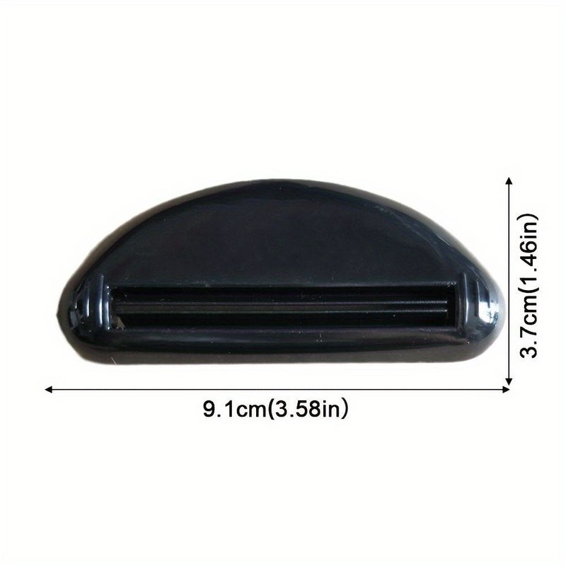 Set Of 4 One Button Manual Toothpaste Dispensers For Touch Free Hygiene Plastic - Image 4