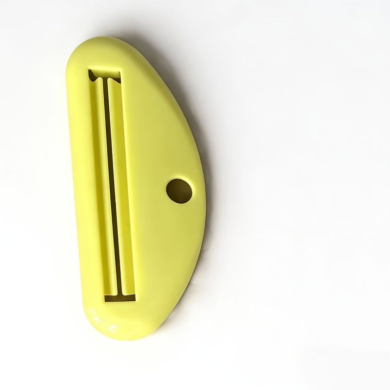 Set Of 4 One Button Manual Toothpaste Dispensers For Touch Free Hygiene Plastic - Image 2