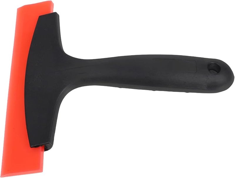 Red TPU Multi Purpose Squeegee Tool For Car Glass Window Cleaning Vinyl Wrap - Image 1