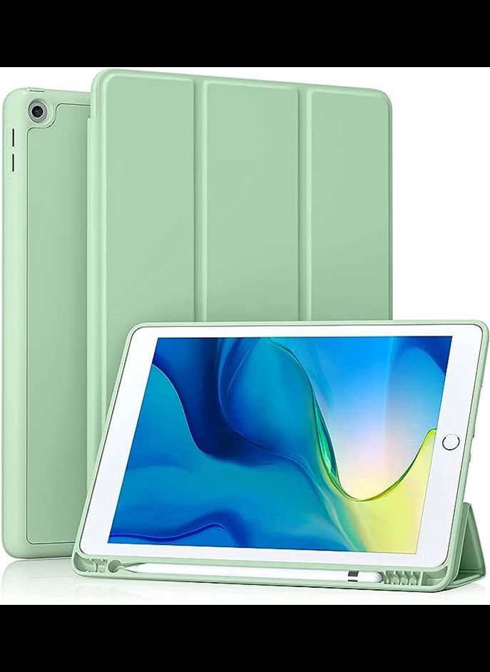 TPU Case for iPad 10.2in 2021/2020 iPad 9th/8th Generation & 2019 iPad 7th Generation(Matcha Green)