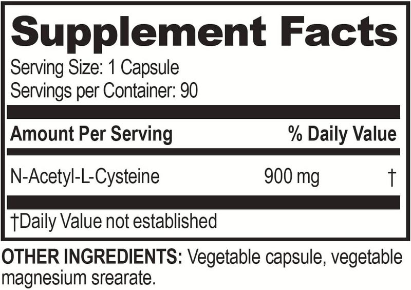 Brain-Bean Brain Basics Ultra NAC  Glutathione Precursor Optimize Neurological and Liver Health and Immune Support  90 Servings - Image 2