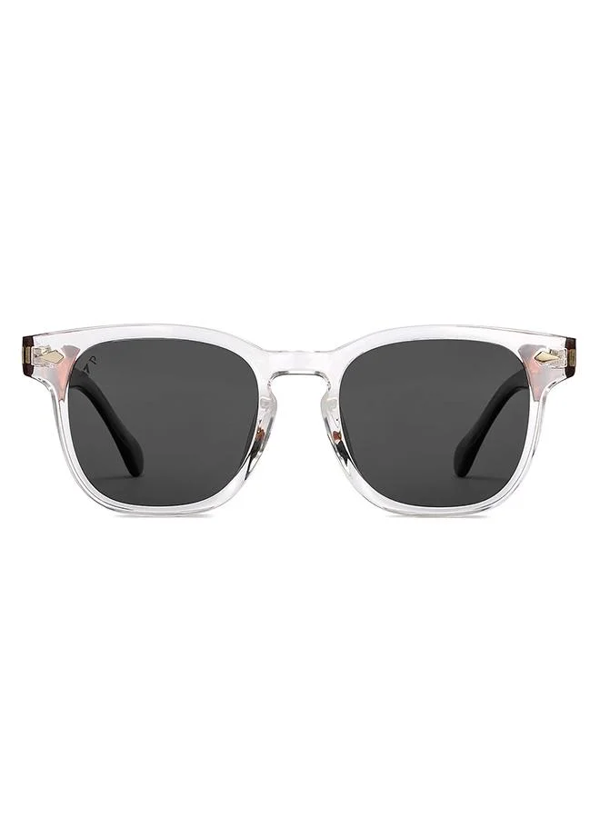 VINCENT CHASE Full Rim Square Classics Branded Latest And Stylish Sunglasses Polarized And 100% UV Protected Unisex Medium VC S16752
