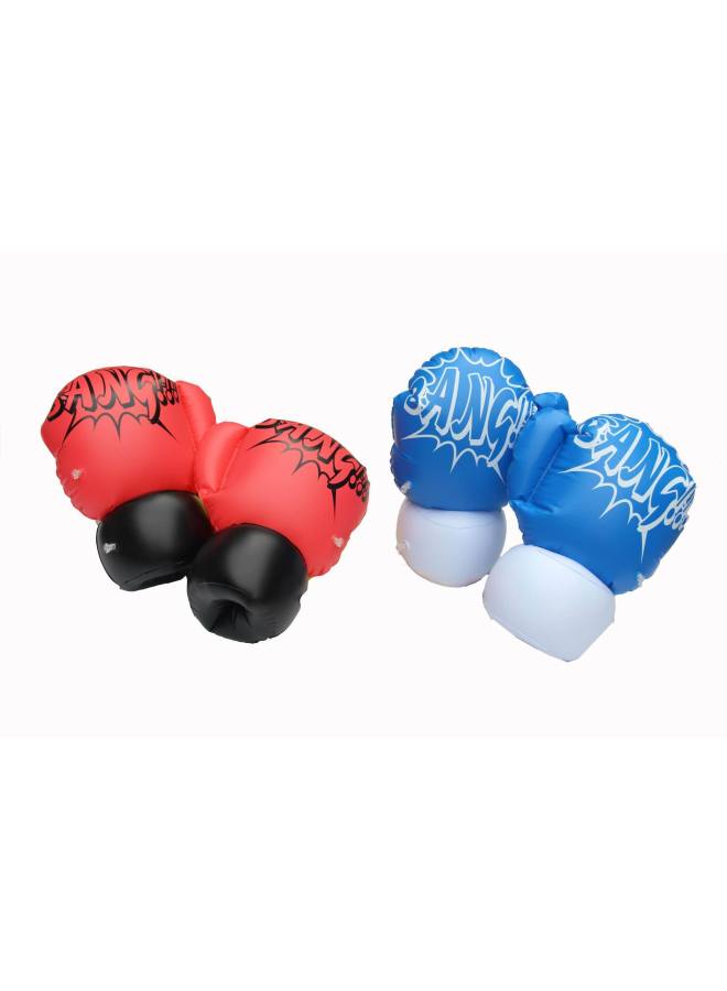 Oversized Boxing Gloves PVC Inflatable Toys Outdoor Outward Bound Training Equipment-Color:Red  - Image 2