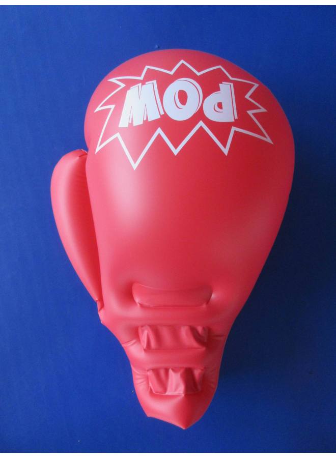 Oversized Boxing Gloves PVC Inflatable Toys Outdoor Outward Bound Training Equipment-Color:Red  - Image 4