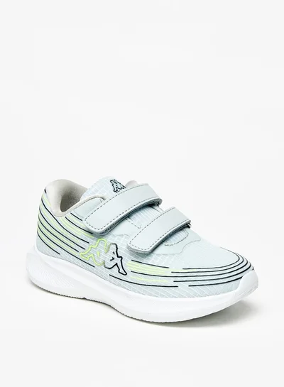 Kappa Boys' Logo Detail Sports Shoes with Hook and Loop Closure