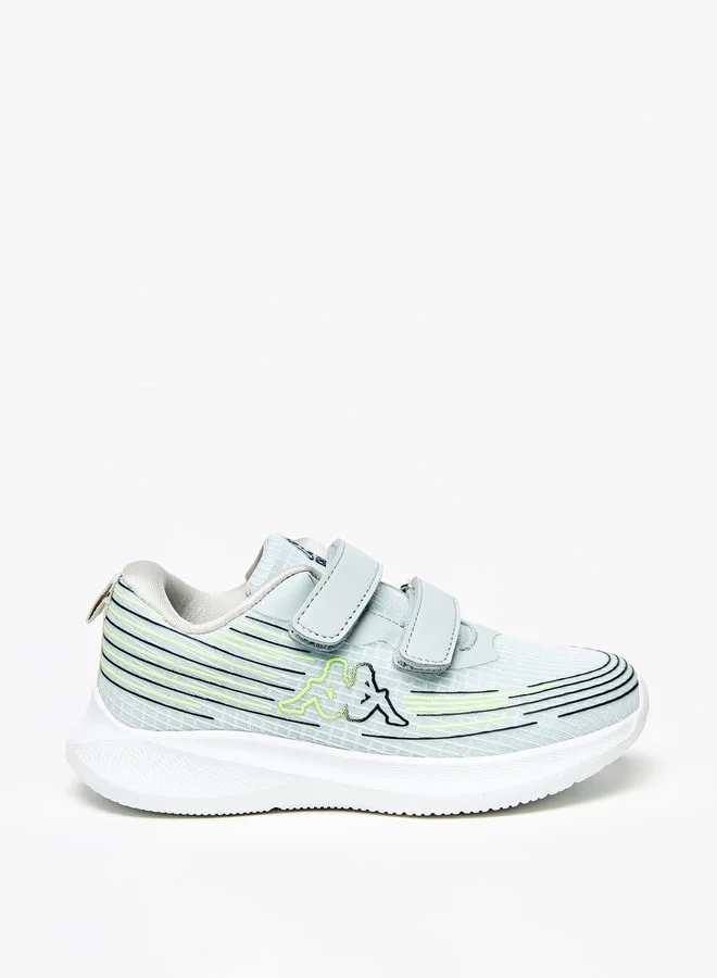 Kappa Boys' Logo Detail Sports Shoes with Hook and Loop Closure