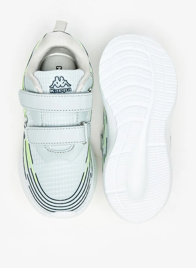 Kappa Boys' Logo Detail Sports Shoes with Hook and Loop Closure