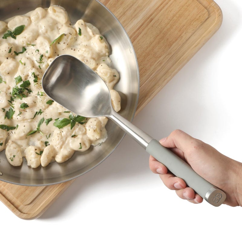 Calphalon Edge Stainless Steel Kitchen Spoon - Taupe - Image 3