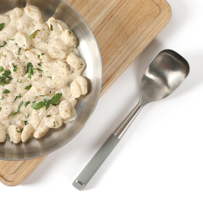 Calphalon Edge Stainless Steel Kitchen Spoon - Taupe - Image 2