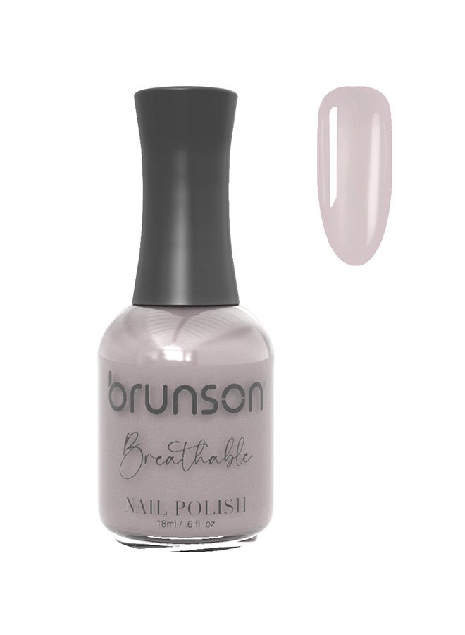 brunson Breathable Nail Polish Halal nail polish Wudu friendly Quick-Dry Vegan long lasting but easy peel off   18ml BH380